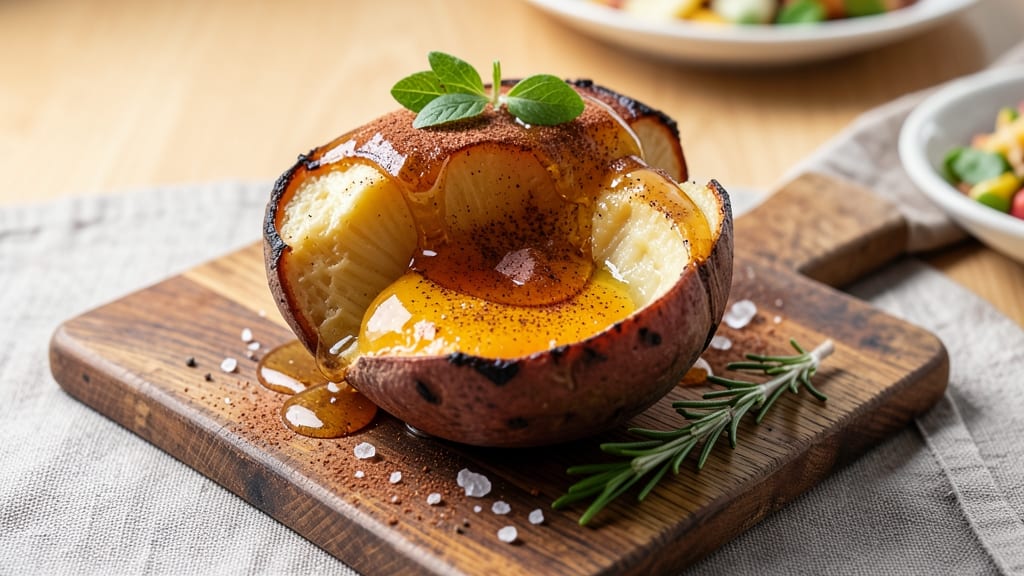 Sweet Potato Jacket Potato Recipe: Honey-Glazed Crunch Meets Warm Cinnamon Core