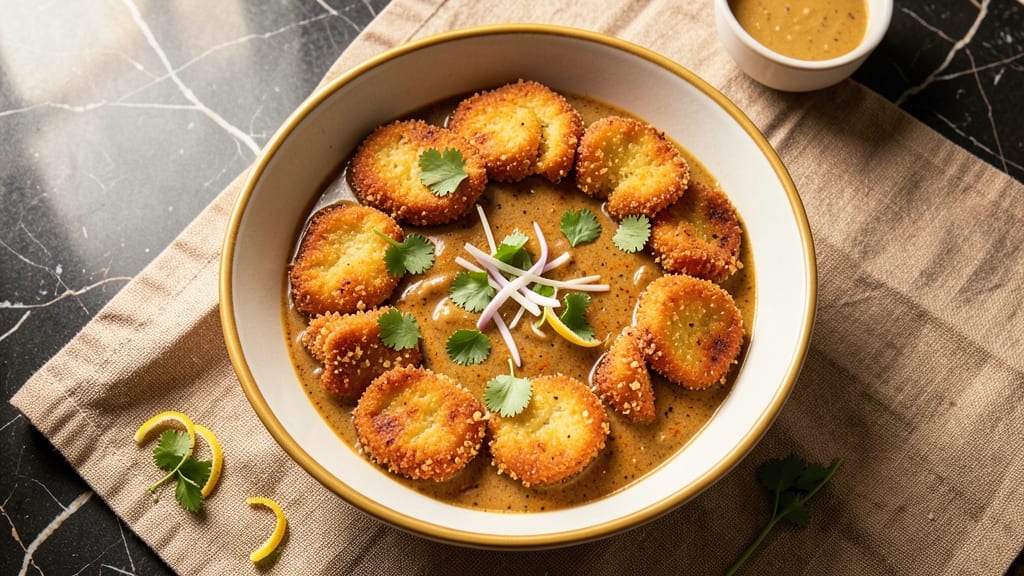Sweet Potato Katsu Curry Recipe: Crispy Breaded Cutlets in Rich Coconut Gravy