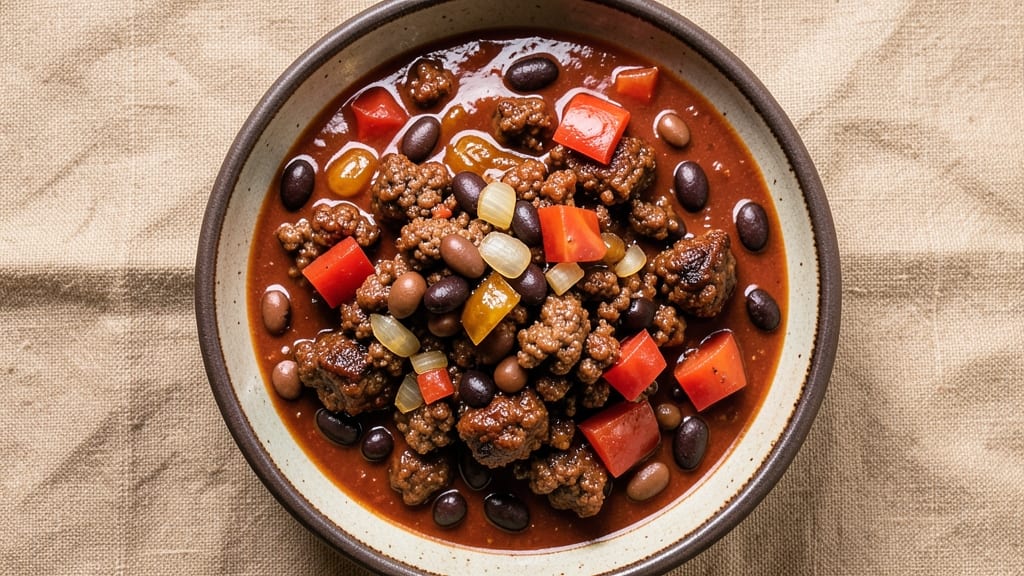 Baked Potato Bar Chili Recipe: Smoky Layered Heat With Customizable Toppings