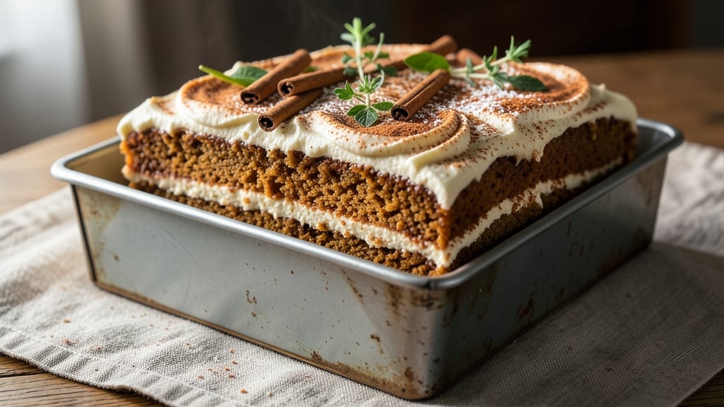 Sweet Potato Box Cake Recipe: Layered Spice Harmony With Crispy Celery Crown