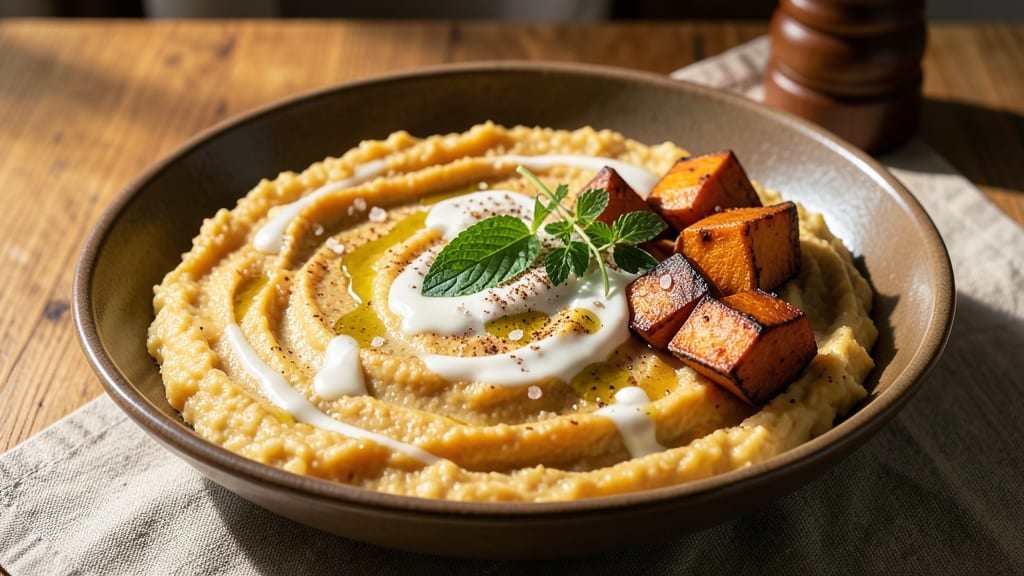 Sweet Potato Polenta Recipe: Nutmeg-Kissed Crust Meets Silky Cream