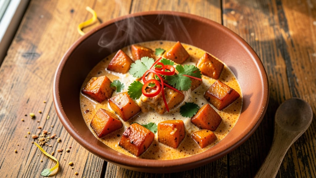 Sweet Potato Slow Cooker Curry Recipe: Spiced Coconut Cream Velvety Every Time