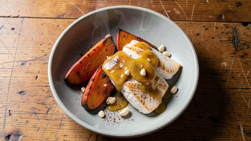 White Fish Sweet Potato Recipe: Pan-Seared Crispy Crust and Silky Centers
