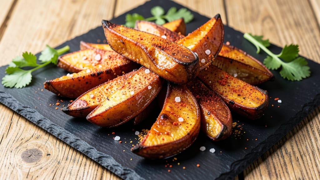 Spicy Sweet Potato Wedges Recipe: Crispy-Spiced Bites with Caramelized Edges