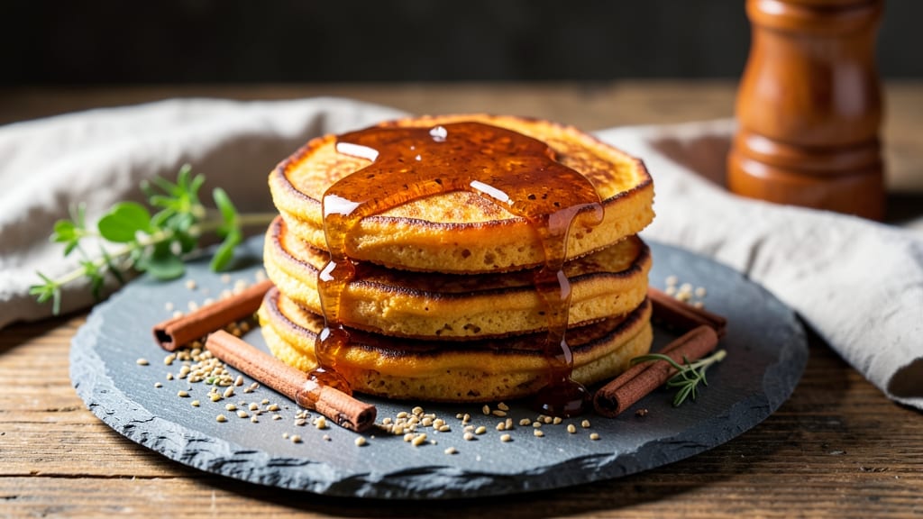Sweet Potato Flour Pancakes Recipe: Fluffy Stacks With Nutty Sweetness