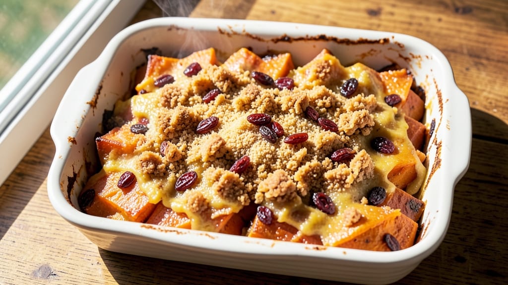 Sweet Potato Casserole Recipe With Raisins: Spiced Roast and Buttery Celery Crown Magic