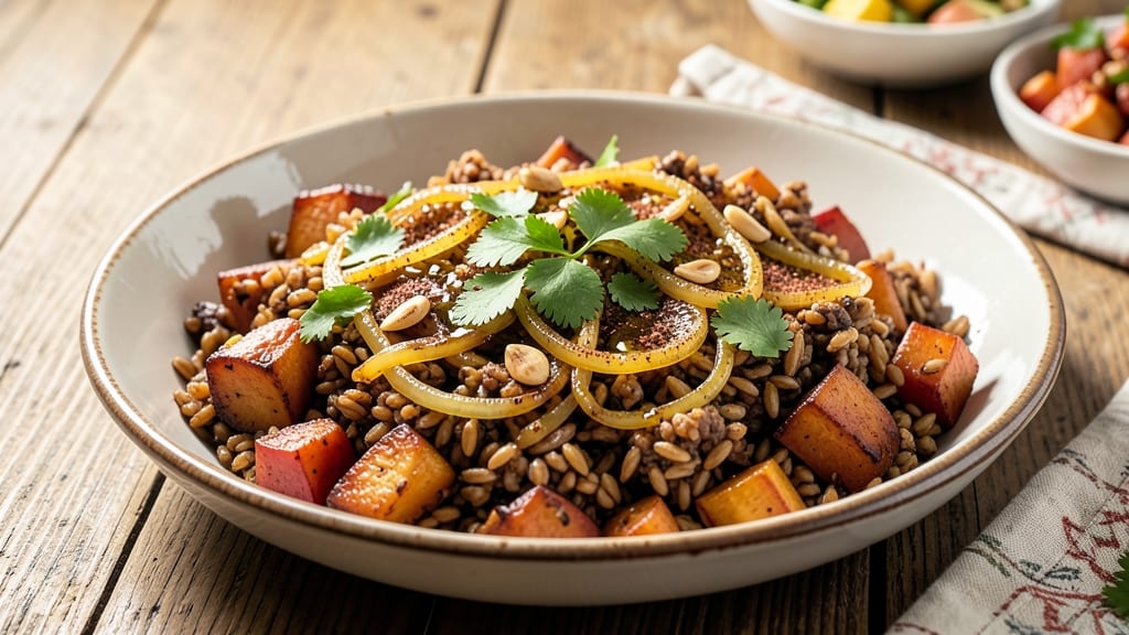 Sweet Potato and Wild Rice Hash Recipe: Savory Breakfast Bowl With Earthy Spice Harmony