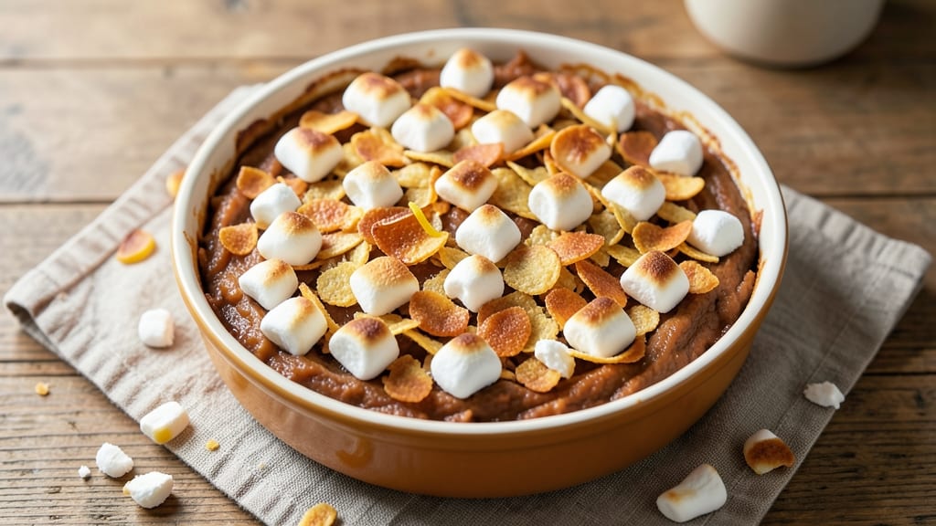 Sweet Potato Casserole Recipe With Marshmallows and Corn Flakes: Toothsome Crunch-Top That Outshines the Original
