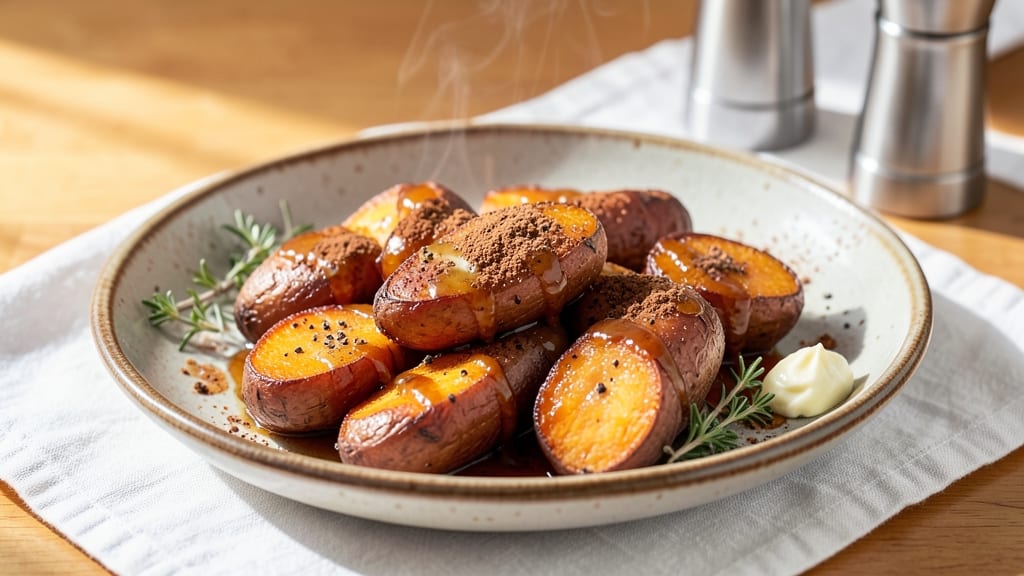 Sticky Sweet Potato Recipe: Caramelized Crunch Meets Warm Cinnamon Sugar Bliss