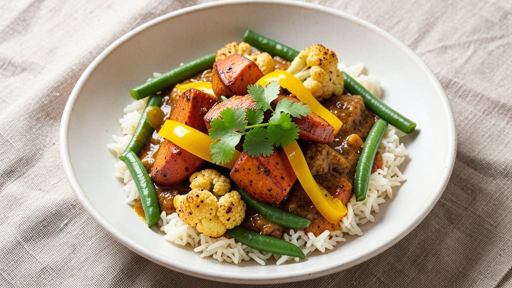 Sweet Potato Vegetable Curry Recipe: Spiced Golden Swirl of Comfort