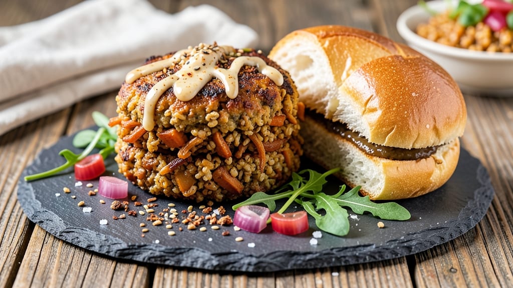 Sweet Potato Quinoa Burgers Recipe: Hearty Veggie Patties With Nutty Crunch