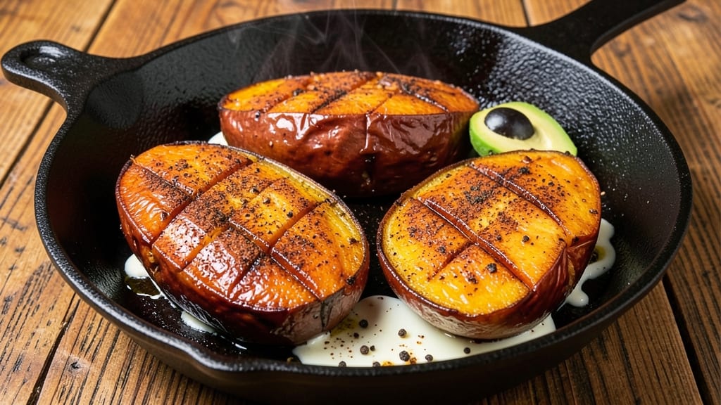 Sweet Potato Cast Iron Recipe: Caramelized Crown and Crispy Edges