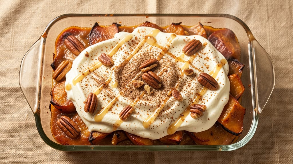 Sweet Potato Casserole Recipe 8x8 Pan: Nutmeg-Kissed Crust Meets Creamy Cheese Bliss