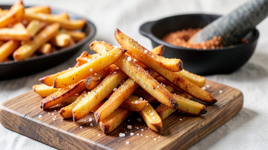 America's Test Kitchen Sweet Potato Fries Recipe: Double-Crisped, Oil-Free Perfection