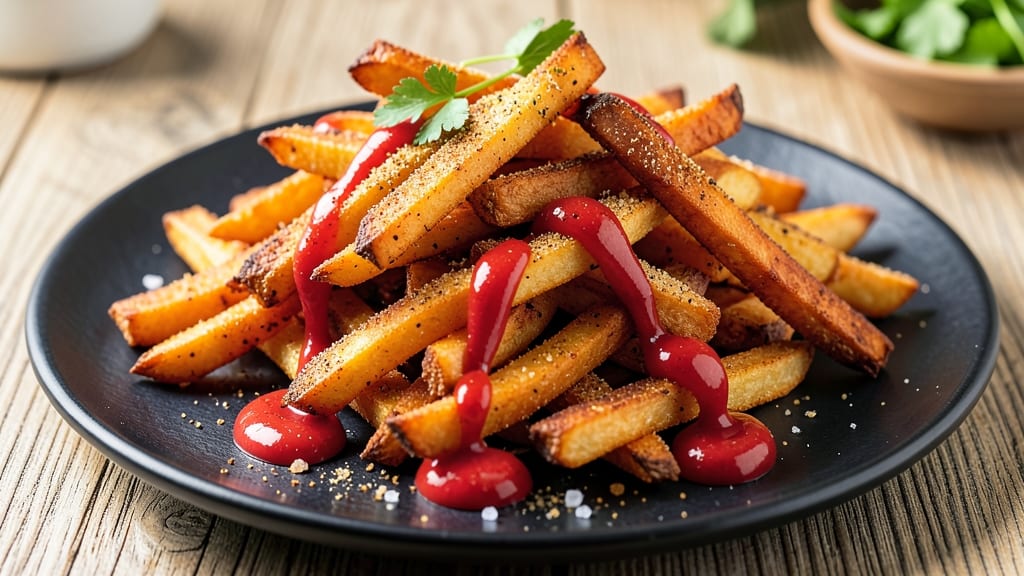 Sweet Potato Fries Recipe UK: Paper-Thin Crispiness With Oven-Baked Perfection