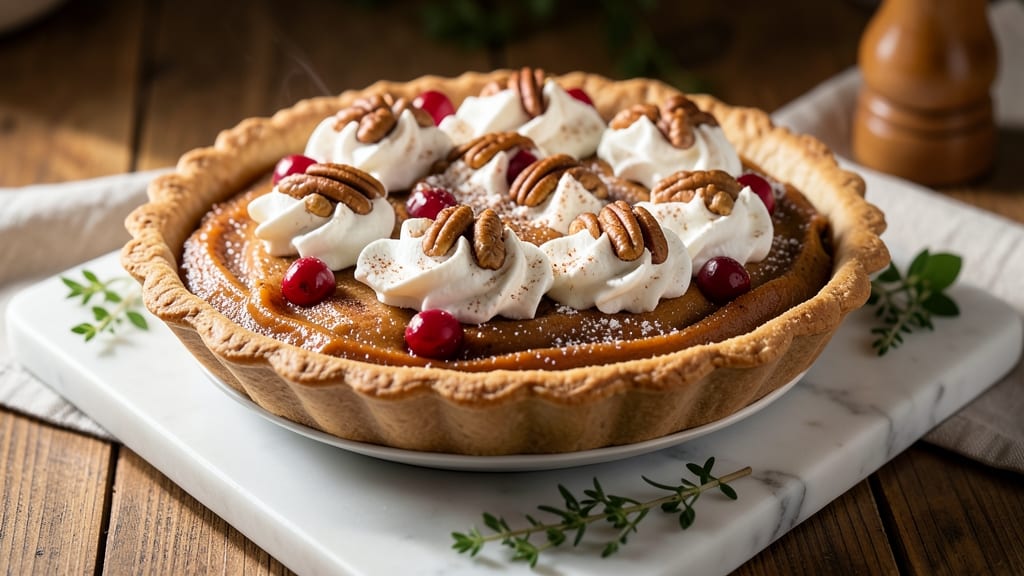 Almost Christmas Sweet Potato Pie Recipe: Nutmeg-Kissed Crust and Velvety Filling Magic