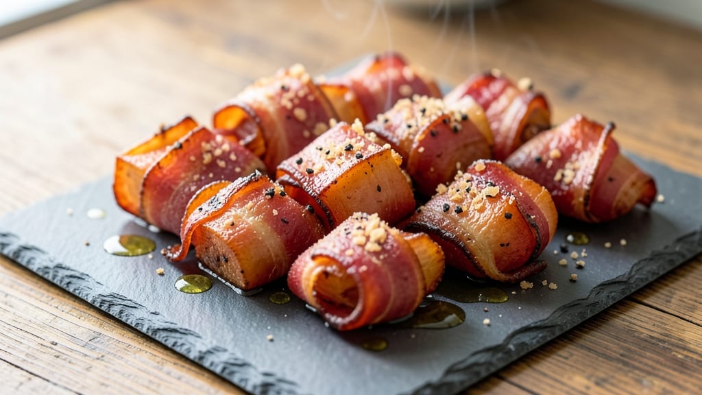 Bacon-Wrapped Sweet Potato Bites Recipe: Crispy Edges and Smoky Sweet Satisfaction