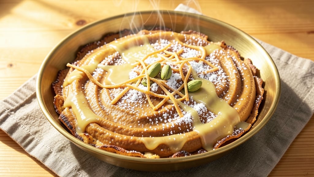 Sweet Potato Sheera Recipe: Nutmeg-Kissed Crust Over Silky Coconut Bliss