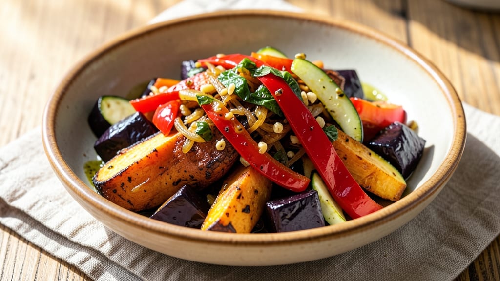 Sweet Potato Ratatouille Recipe: Roasted Medley With Caramelized Sweetness
