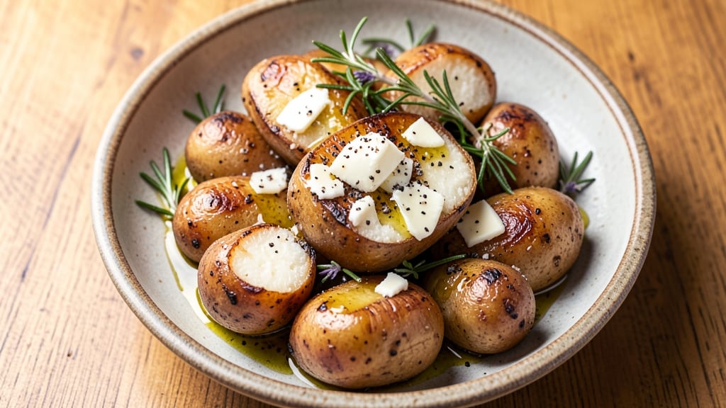Baked Young Potato Recipe: Buttery Crispy Edges and Fluffy Centers
