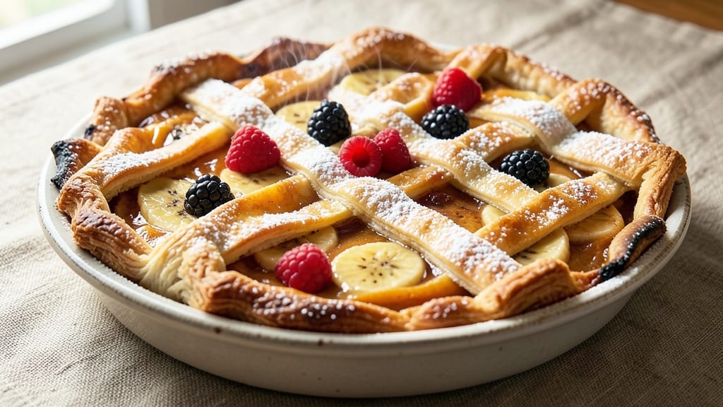 Sweet Potato Pie With Bananas Recipe: Warm Spice and Fruity Swirl Harmony