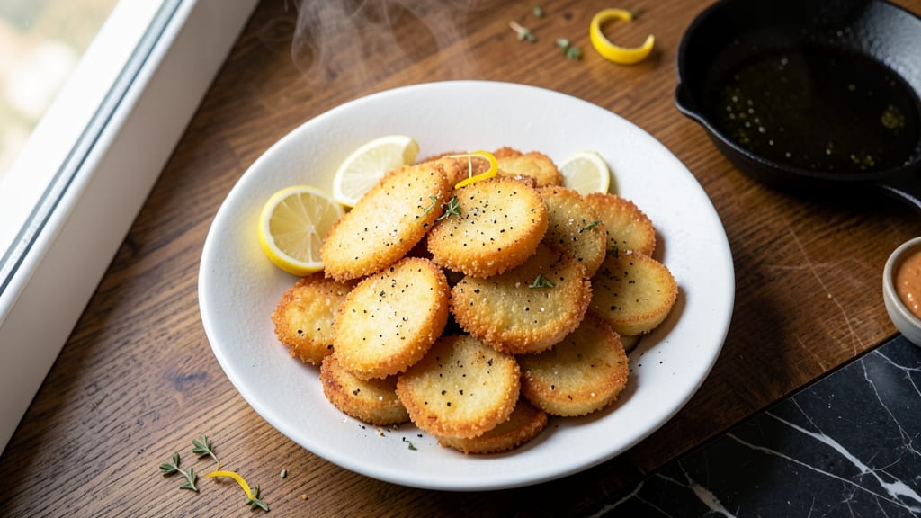 Battered Potato Slices Recipe: Crispy Gold and Airy Inside