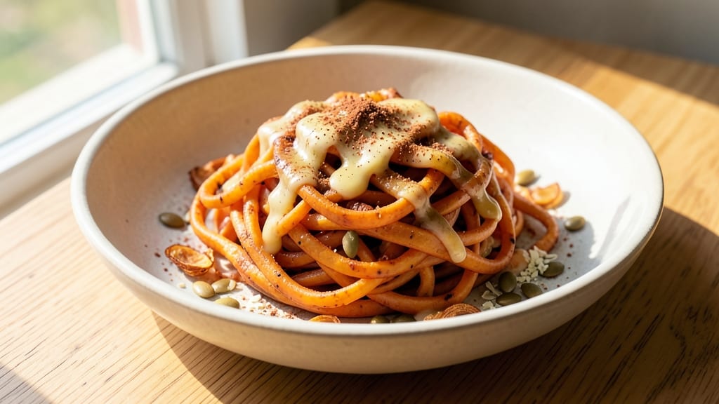 Sweet Potato Noodles Recipe Vegan: Silky-Smooth Swirl With Nutty Warmth