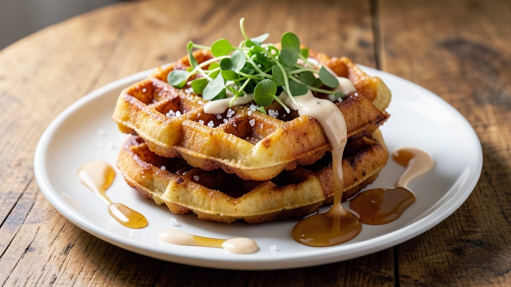 Vegan Potato Waffles Recipe: Fluffy and Crispy Breakfast Stack