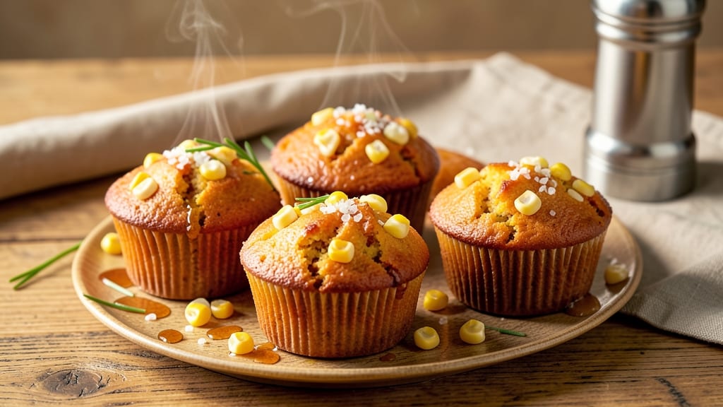 Sweet Potato Corn Muffins Recipe: Fluffy Hearts With Crispy Celery Crown