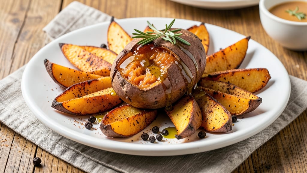Sweet Potato Recipe Video: One-Pan Roasted Sweetness With Caramelized Edges