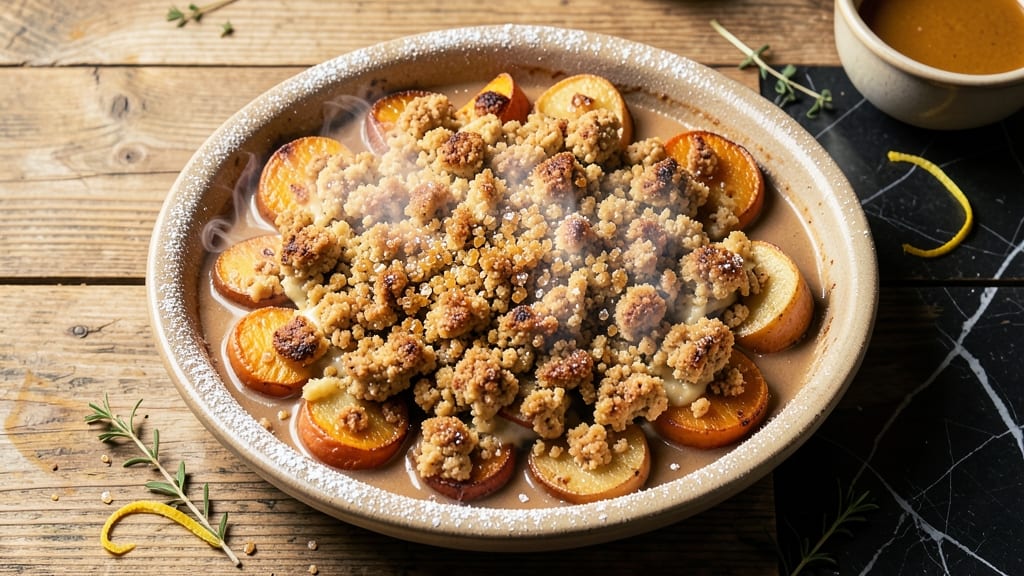 Streusel Topped Sweet Potato Casserole Recipe: Streusel Crown That Crunches Like Pie