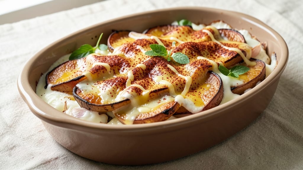 Australian Potato Bake Recipe: Smoky Paprika Crust Over Melty Cheese Bliss