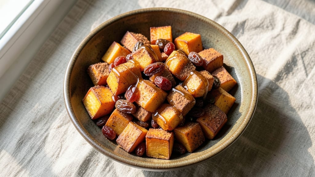 Sweet Potato Raisin Recipe: Warm Spiced Bites With Chewy Raisin Pop