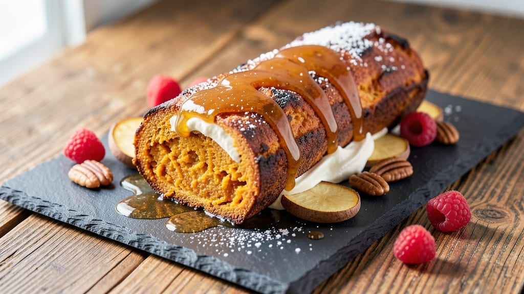 Sweet Potato Log Recipe: Crispy Celery Crown Over Nutty Spiced Cream Cheese Bliss