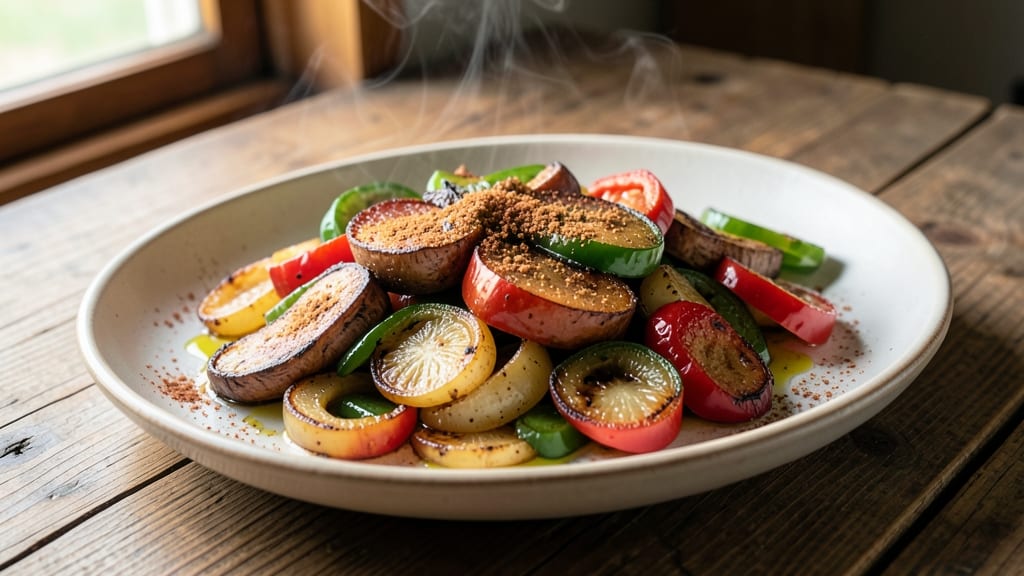 Sweet Potato, Onion, and Bell Pepper Recipe: Smoky Roasted Trio With Charred Edges