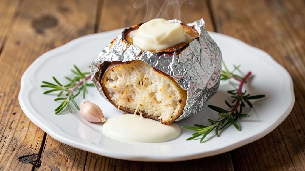 Baked Potato in Oven Wrapped in Foil Recipe: Crispy Crown and Fluffy Heart Combo