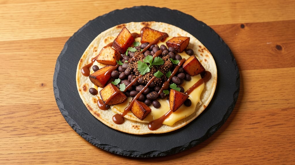 Sweet Potato Black Bean Quesadilla Recipe: Smoky Spice and Melty Cheese Harmony