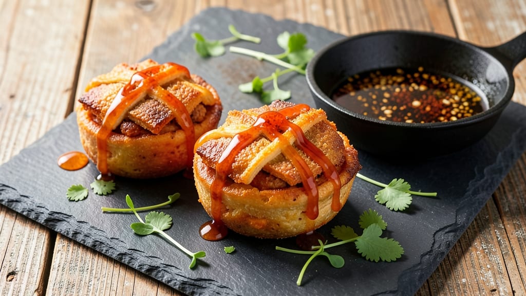 Sweet Potato Poppers Recipe: Crispy Celery Crown Over Gooey Cheese Bliss