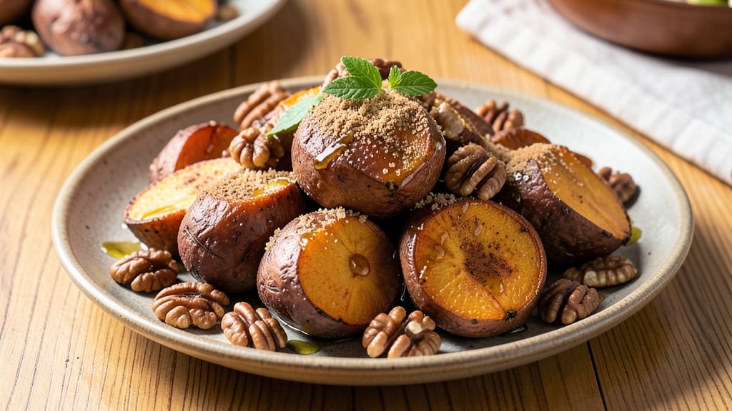 Sweet Potato Walnuts And Brown Sugar Recipe: Crunchy Topping for Casseroles and Bakes