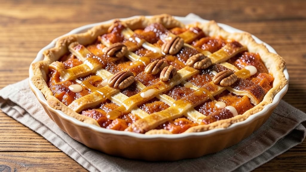 Spicy Sweet Potato Pie Recipe: Warm Cinnamon-Spiced Crust Meets Molten Center