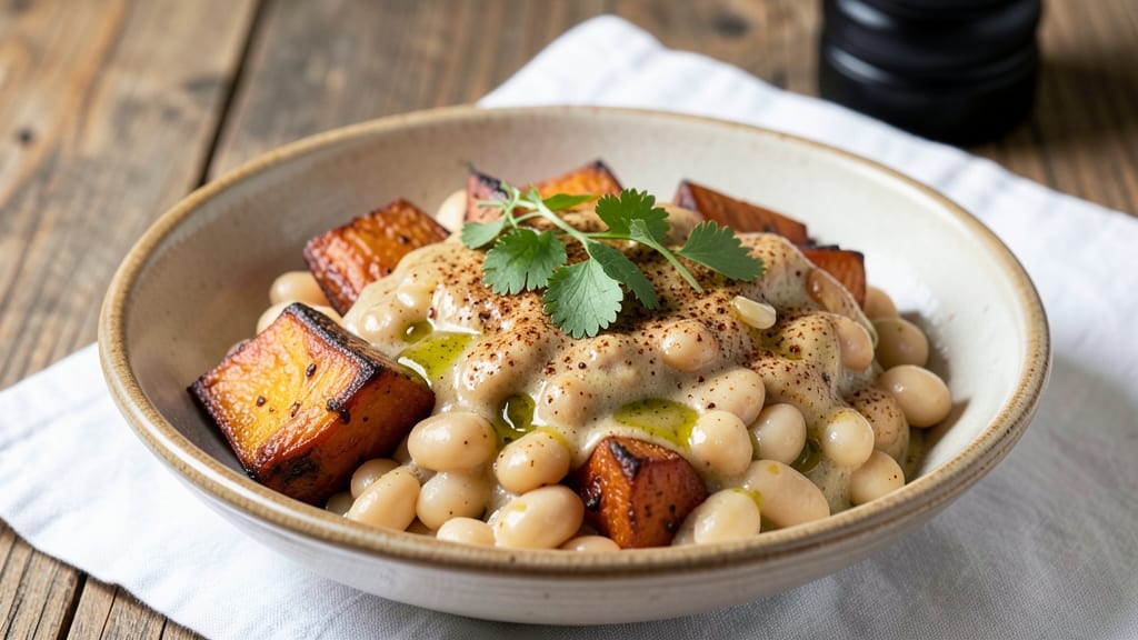 Sweet Potato White Bean Recipe: Creamy-Spiced Mash with Smoky Paprika Crunch
