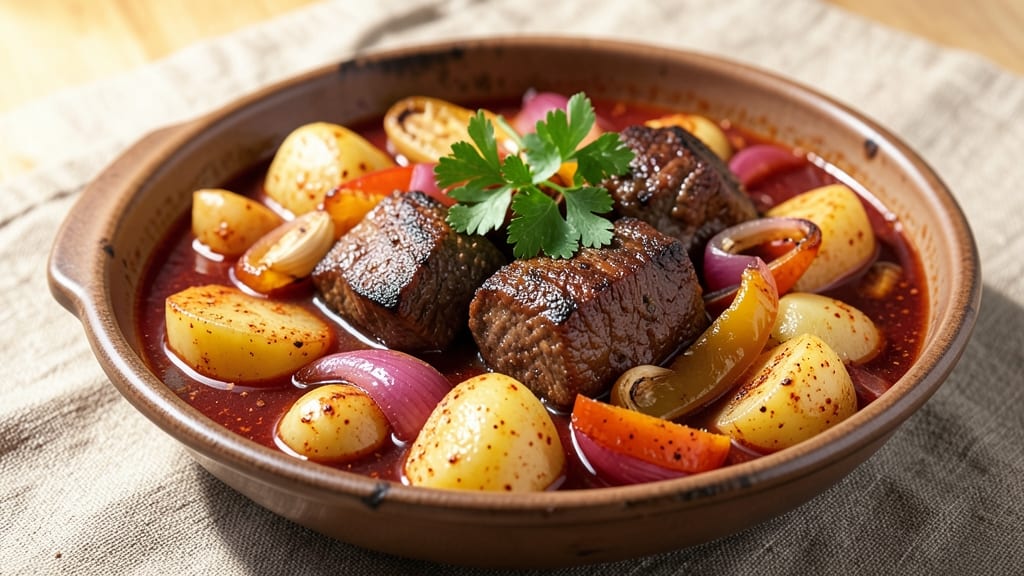 Beef and Potato Goulash Recipe: Smoky Paprika-Rich Stew With Hearty Texture