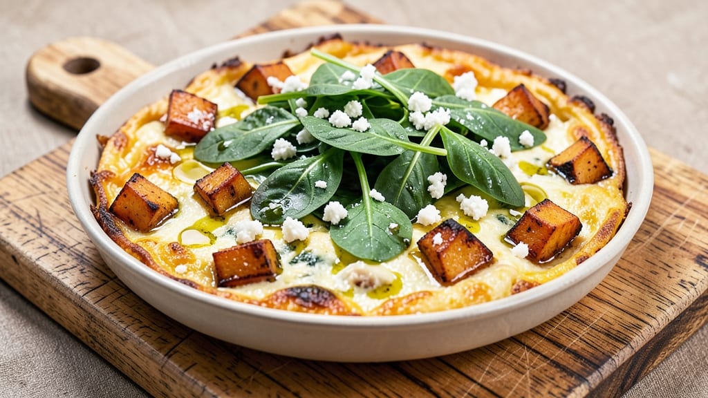 Sweet Potato and Spinach Frittata Recipe: Golden Crust With Silky Egg Centers