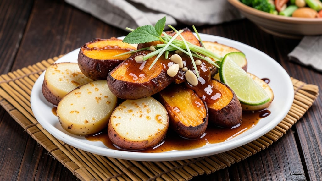 Vietnamese Sweet Potato Recipe: Crispy-Caramelized Bites with Coconut-Lime Zing