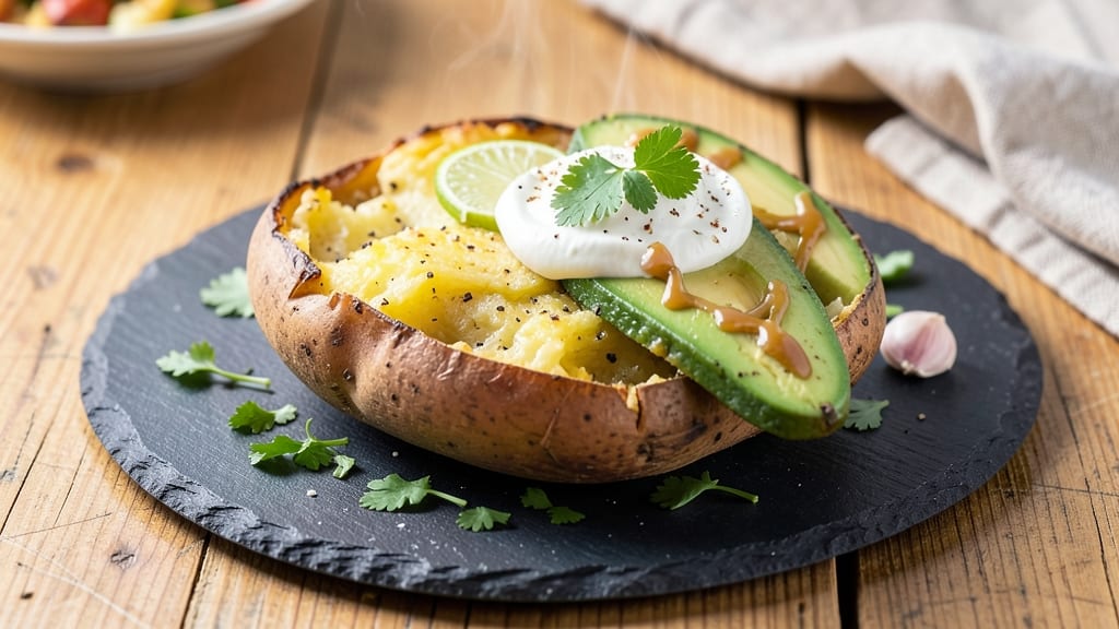 Avocado Baked Potato Recipe: Ultra-Creamy Guacamole Stuffed Bliss