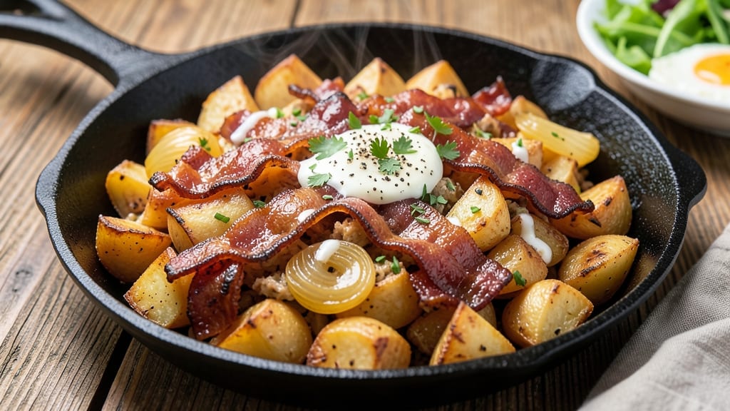 Bacon Potato Hash Recipe: Smoky Crispy Edges With Crumbled Bacon Bites