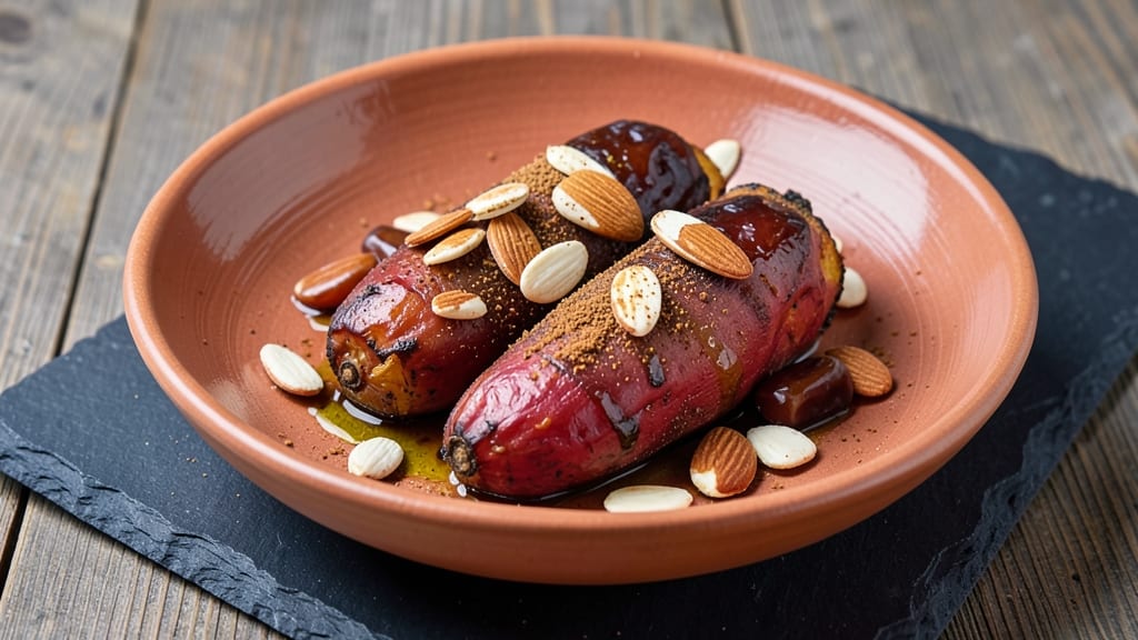 Sweet Potato Date Recipe: Caramelized Crunch Meets Nutty Spiced Filling
