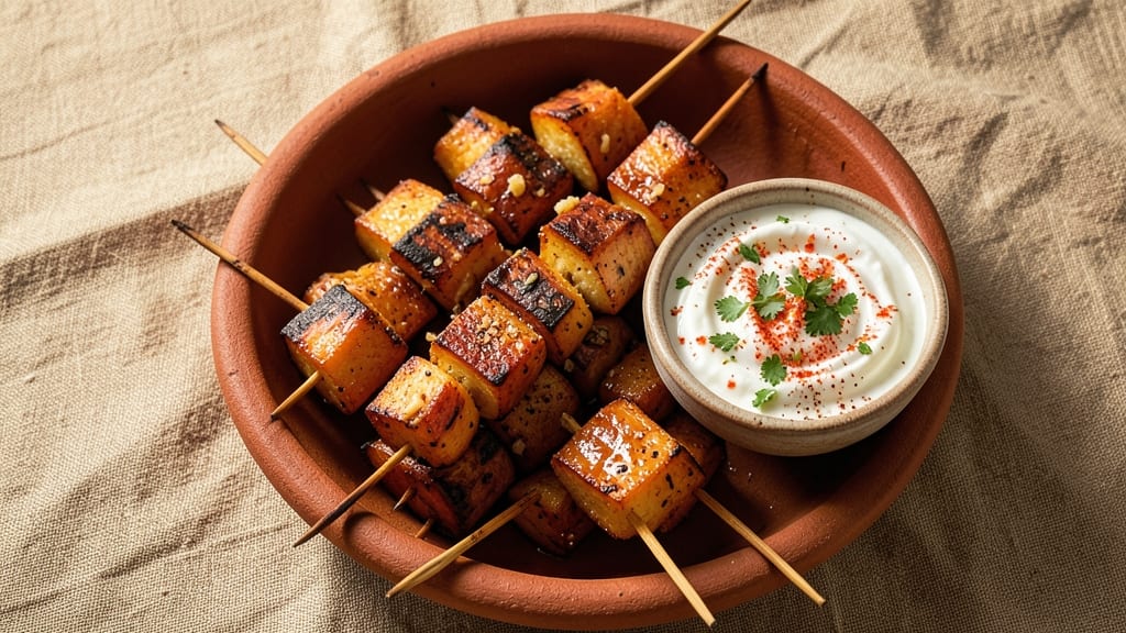 Sweet Potato Kebabs Recipe Indian: Charred Spice and Grilled Herb Harmony