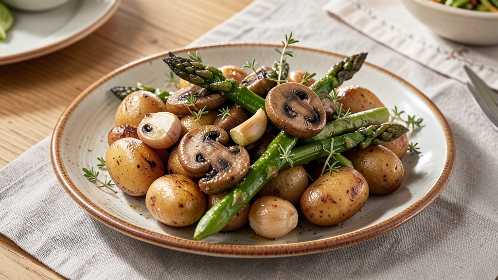 Asparagus Mushroom Potato Recipe: Crispy Edges, Tender Hearts in One Pan