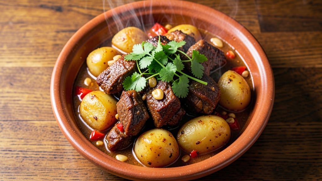 Beef and Potato Curry Recipe: Spiced Tomato Gravy That Simmers to Rich Perfection